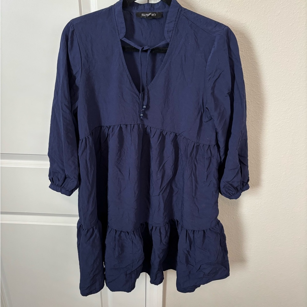 Nordstrom—Navy Blue Women's Dress